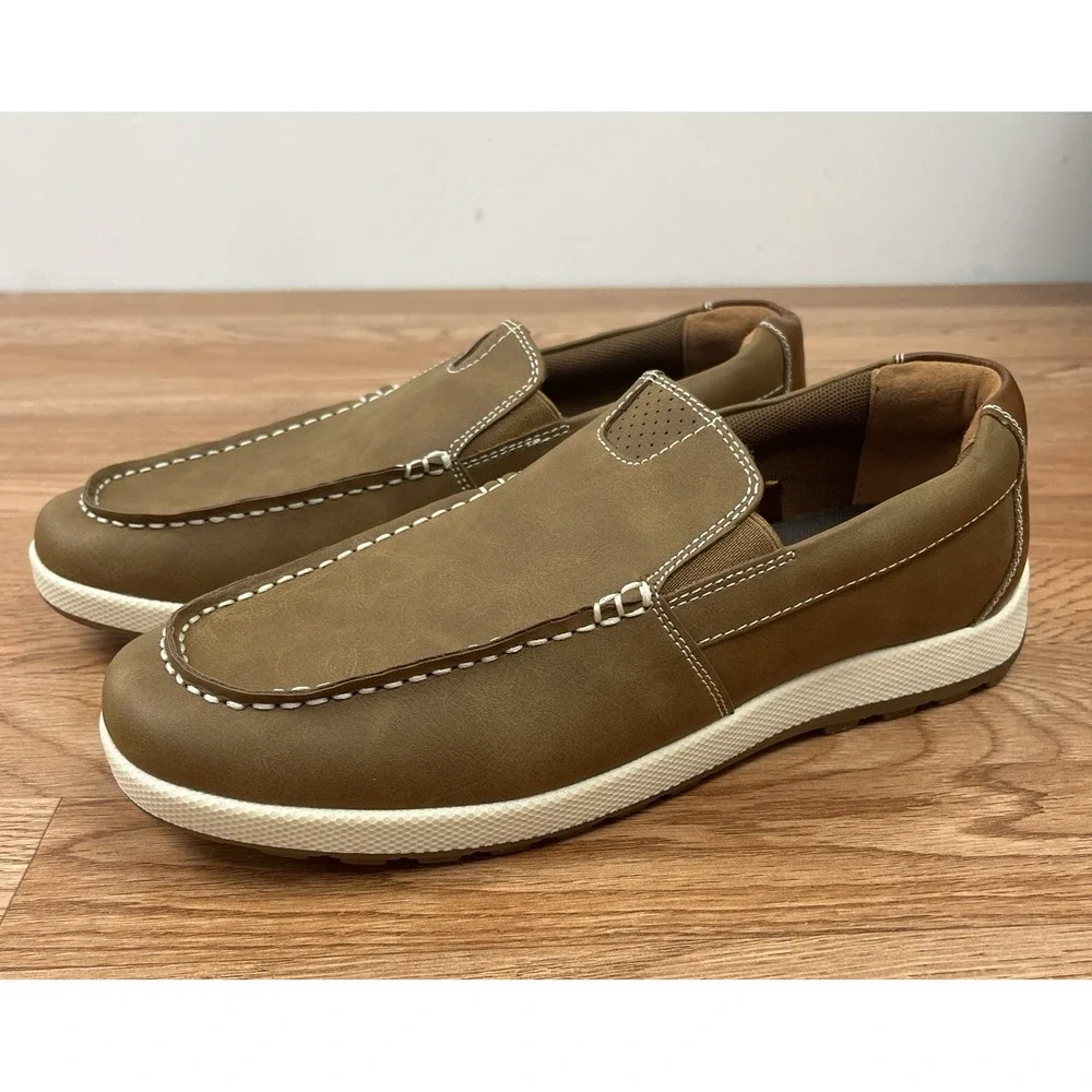 St. John's Bay Casual Loafers Dry + Cool Memory Foam Slip-on‎ Men's Size 8.5 NEW
